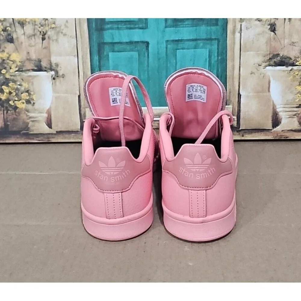 Adidas Originals Stan Smith Women's Tennis Shoe Pink Athletic Sneakers US Sz 6.5